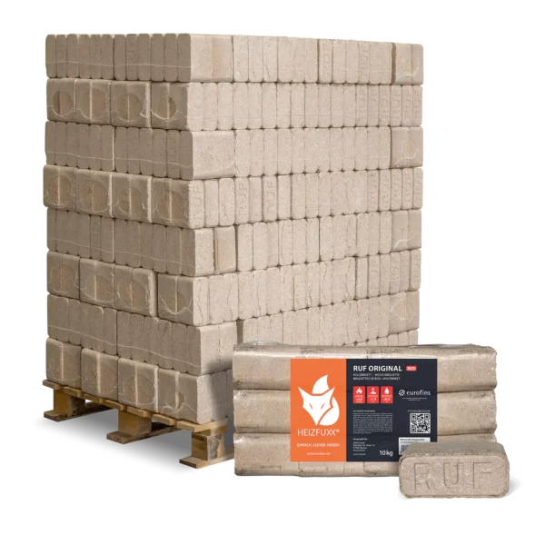 Holzbriketts RUF Original Red 96 x 10 kg