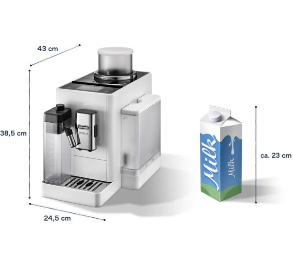 Kaffeevollautomat De’Longhi EXAM440.55.W Rivelia Milk Weiß - Image 14