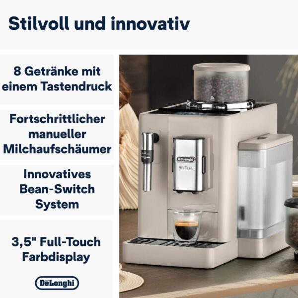 Kaffeevollautomat De’Longhi EXAM440.35.BG Rivelia Beige - Image 3