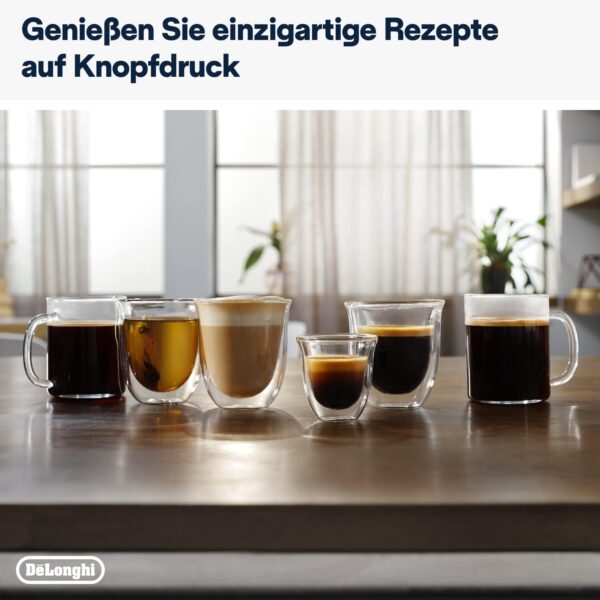 Kaffeevollautomat De’Longhi ECAM292.33.SB Magnifica Evo Silber und Schwarz - Image 5