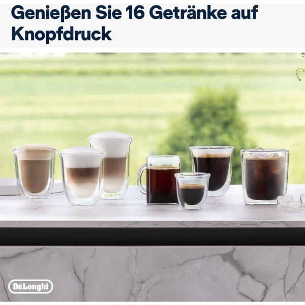 Kaffeevollautomat De’Longhi EXAM440.55.B Rivelia Milk Schwarz - Image 5