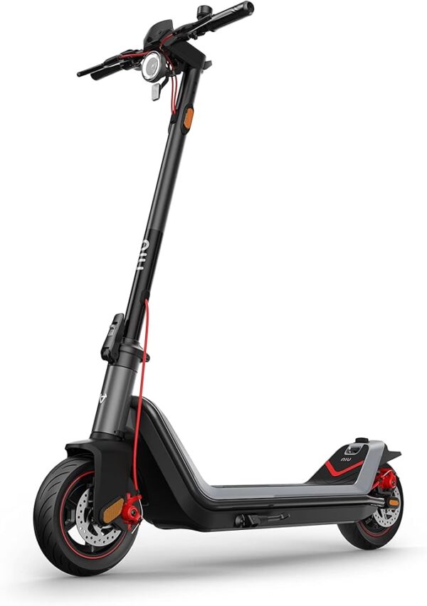 NIU E-Scooter mit & ohne Straßenzulassung (je nach Model bis zu 65km Reichweite & 120kg Belastung; extra breite Luftreifen; große Trittfläche; breiterer & höherer Lenker, IP54; klappbar; Display; App)