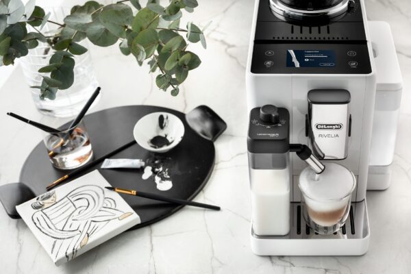 Kaffeevollautomat De’Longhi EXAM440.55.W Rivelia Milk Weiß - Image 7