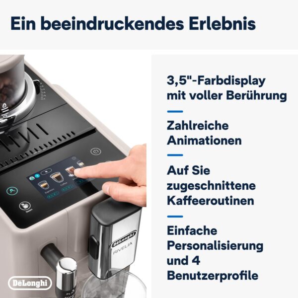 Kaffeevollautomat De’Longhi EXAM440.35.BG Rivelia Beige - Image 7