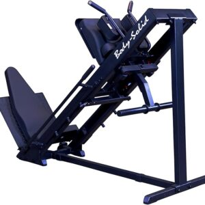 Body-Solid 3in1 Beintrainer I Beinpresse I 45° Hackenschmidt I Wadentrainer I Leg Press I Hack Squat I Fitnessgerät I Beinpresse für Zuhause I Black-Edition I