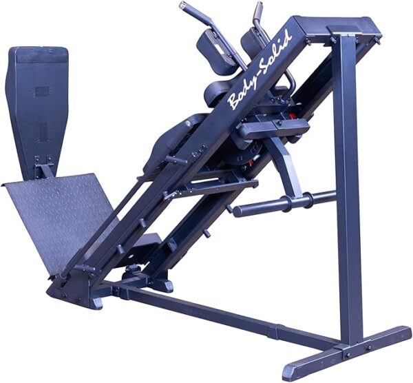 Body-Solid 3in1 Beintrainer I Beinpresse I 45° Hackenschmidt I Wadentrainer I Leg Press I Hack Squat I Fitnessgerät I Beinpresse für Zuhause I Black-Edition I - Image 2