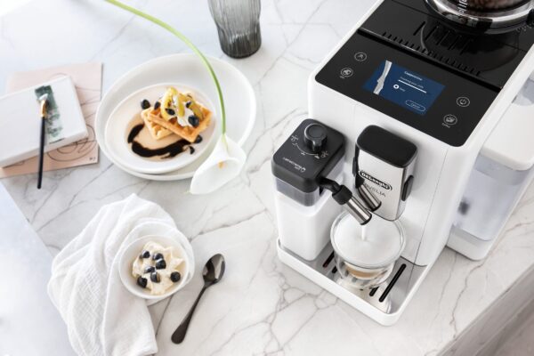 Kaffeevollautomat De’Longhi EXAM440.55.W Rivelia Milk Weiß - Image 8