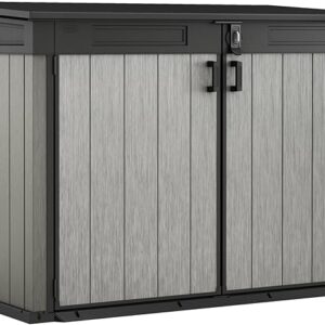 Keter Grande Store Gerätehaus, 2020 Liters, Grau/Braun, 190,5 x 109,3 x 132,5 cm