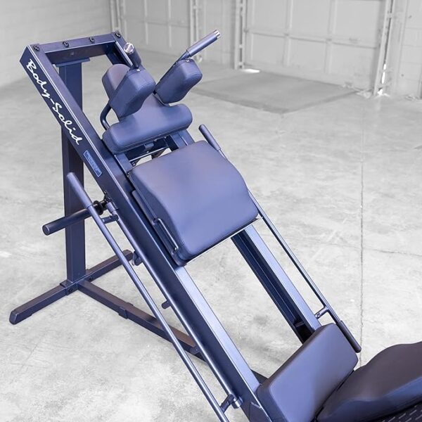 Body-Solid 3in1 Beintrainer I Beinpresse I 45° Hackenschmidt I Wadentrainer I Leg Press I Hack Squat I Fitnessgerät I Beinpresse für Zuhause I Black-Edition I - Image 4