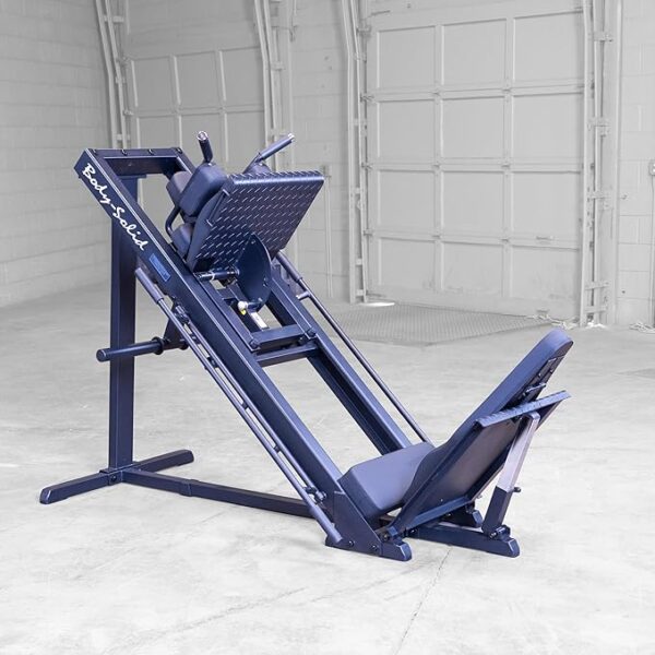 Body-Solid 3in1 Beintrainer I Beinpresse I 45° Hackenschmidt I Wadentrainer I Leg Press I Hack Squat I Fitnessgerät I Beinpresse für Zuhause I Black-Edition I - Image 3