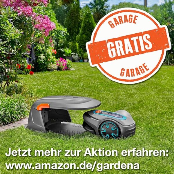 Gardena Mähroboter SILENO minimo 250 m²: intelligenter Rasenmäher mit optimaler Konnektivität, mit Gardena Bluetooth App programmierbar, DE-Version (15201-20) - Image 4