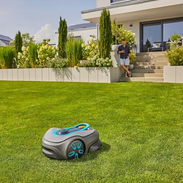 Gardena smart SILENO Free Set 600 m² kabelloser Mähroboter: LONA Intelligence, Trim-to-Edge, ohne Begrenzungskabel, leiser Betrieb, intelligenter Mäher, App Steuerung (19921-20) - Image 2