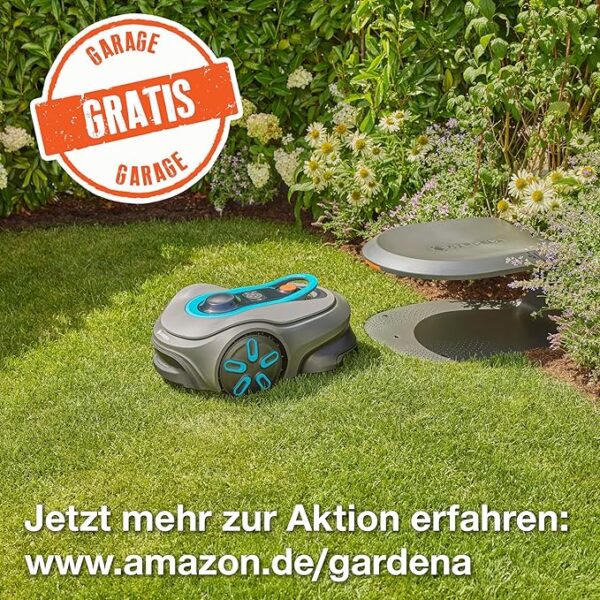 Gardena smart SILENO Free Set 600 m² kabelloser Mähroboter: LONA Intelligence, Trim-to-Edge, ohne Begrenzungskabel, leiser Betrieb, intelligenter Mäher, App Steuerung (19921-20) - Image 6
