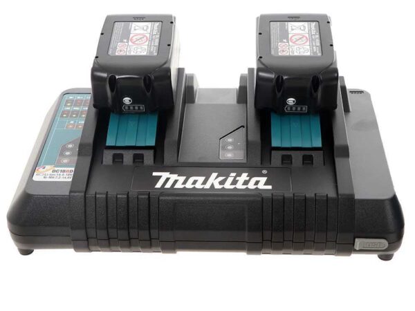 Makita DUC353Z 2x 18V mit 2x 5Ah Akku + 2x DC18RC - Image 4