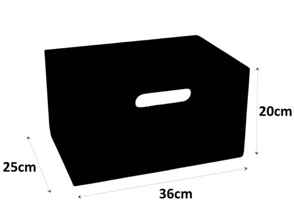 Kiste für Billy Regal – Vintage Ocker – Einschubkiste – Holzkisten Box – 36x25x20cm - Image 8