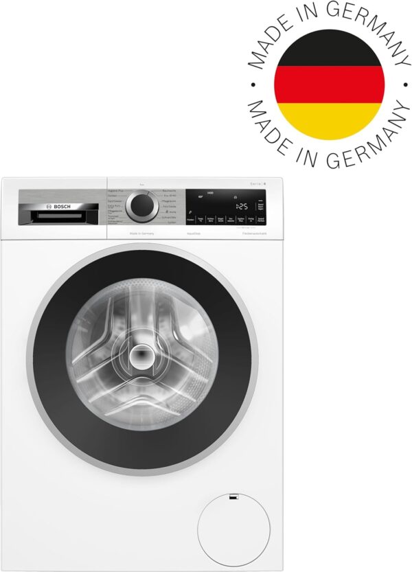 BOSCH WGG244140 Waschmaschine Serie 6, Frontlader mit 9kg Fassungsvermögen, 1400 UpM, Made in Germany, Active Water Plus, Speed Perfect, Fleckenautomatik, Nachlegefunktion, 60cm - Image 5