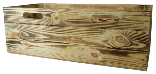 Kiste für Billy Regal in geflammt – Ikea Holzkiste 76x25x27cm - Image 4
