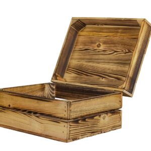 Holztruhe mit Deckel – Holzkisten Box – Erinnerungskiste – Holzbox
