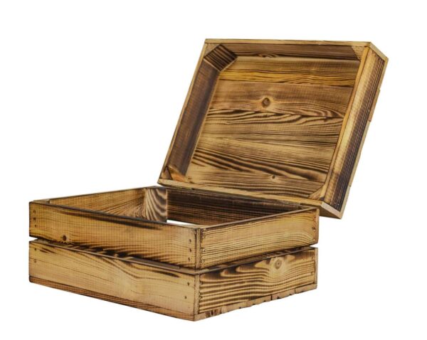 Holztruhe mit Deckel – Holzkisten Box – Erinnerungskiste – Holzbox