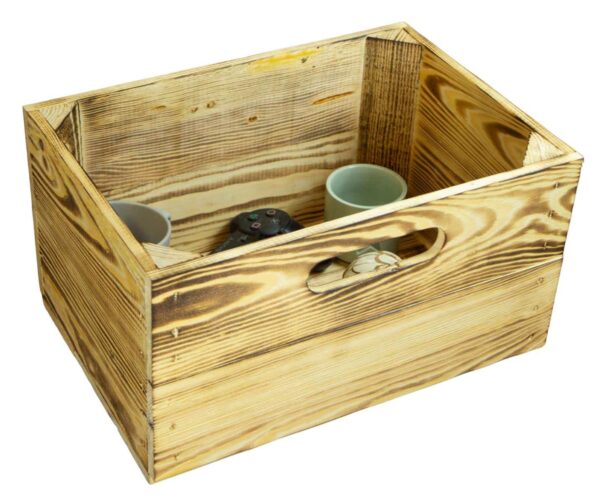 Kisten für Billy Regal – Geflammt – Einschubkisten – Holzkiste Box – 36x25x20cm - Image 3
