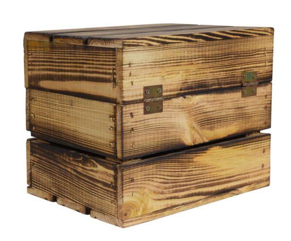 Kleine Holztruhe mit Deckel – Geschenkbox – Erinnerungskiste – Holzkiste - Image 4