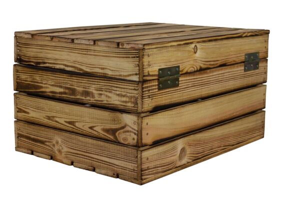 Große Holzkiste mit Deckel – Erinnerungskiste – Holzbox – Deko Holzkiste - Image 5