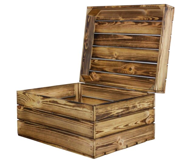 Große Holzkiste mit Deckel – Erinnerungskiste – Holzbox – Deko Holzkiste