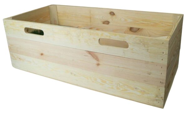 Kiste Ikea Billy Regal – Naturfarbend – Holzbox – Holzkiste 76x25x27cm - Image 2