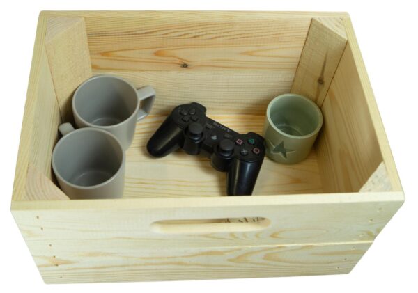 Kiste für Billy Regal – Natur – Kleine Einschubkiste – Holzkiste – Box – 36x25x20cm - Image 5