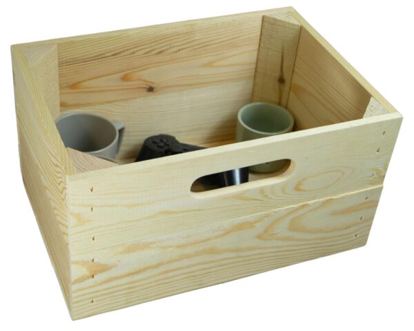 Kiste für Billy Regal – Natur – Kleine Einschubkiste – Holzkiste – Box – 36x25x20cm - Image 4