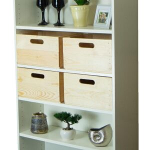 Kiste für Billy Regal – Natur – Kleine Einschubkiste – Holzkiste – Box – 36x25x20cm