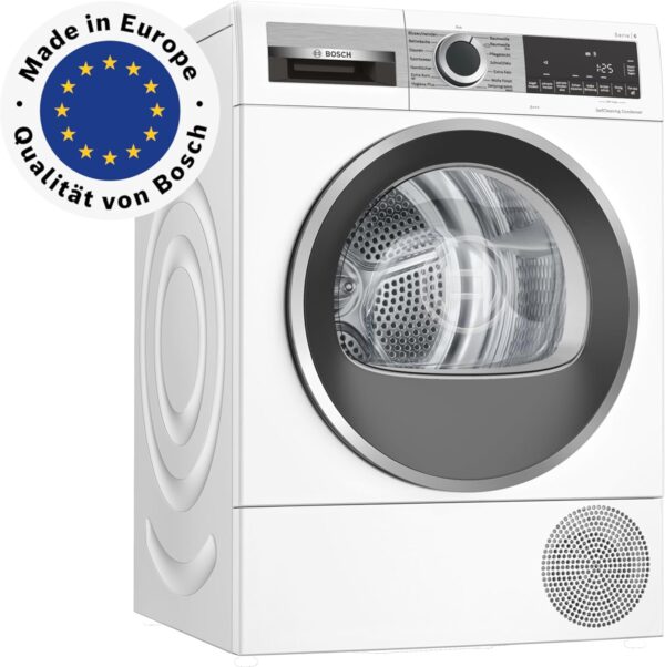 Bosch Wärmepumpentrockner für 8 kg Wäsche, Serie 6, 176 kWh pro Jahr, Auto Dry, Anti Vibration-Design, Sensitive Drying-System, Umweltfreundliches Kühlmittel, Weiß, - Image 4