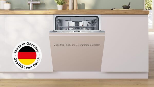 Bosch SBV4ECX32E, Serie 4, Smarter XXL-Geschirrspüler Vollintegriert 60 cm, Besteckschublade, Made in Germany Spülmaschine, extra Trocknen, starke Reinigung, sehr leise, Automatikprogramme, AquaStop - Image 4