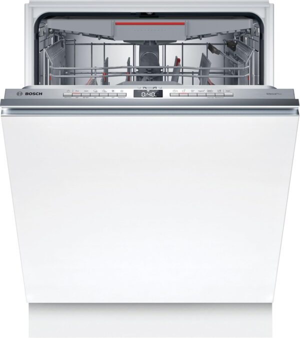 Bosch SBV4ECX32E, Serie 4, Smarter XXL-Geschirrspüler Vollintegriert 60 cm, Besteckschublade, Made in Germany Spülmaschine, extra Trocknen, starke Reinigung, sehr leise, Automatikprogramme, AquaStop