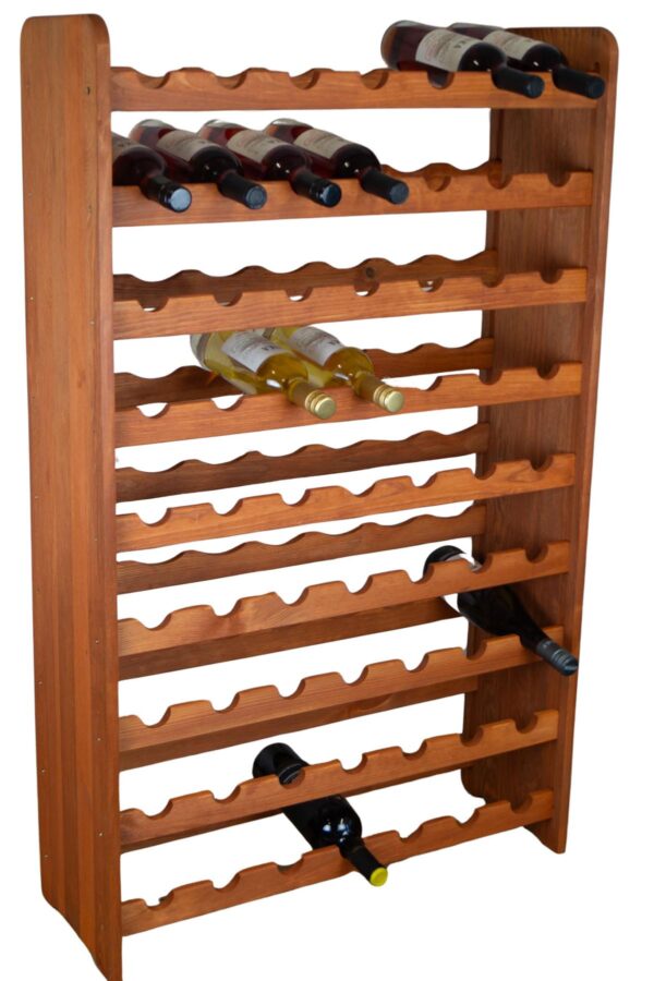 Weinkisten Regal – Weinständer – Flaschenregal für 63 Flaschen – Weinregal